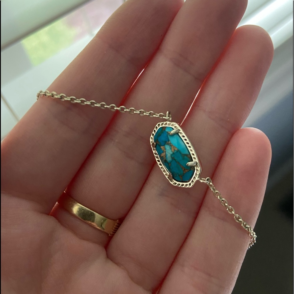 Blue and Gold Kendra Scott Necklace